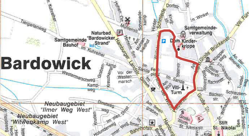 Karte Festumzug Bardowick